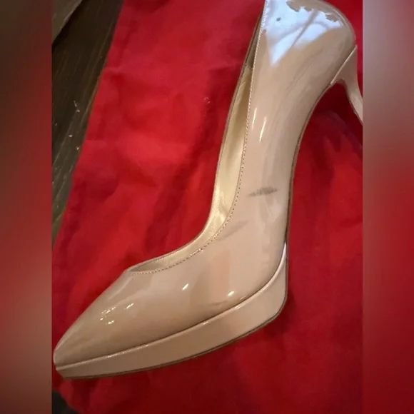 Christian Louboutin Nude Patent Leather Heels - Picture 13 of 13